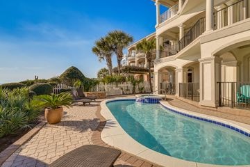 Pool and outdoor entertaining area